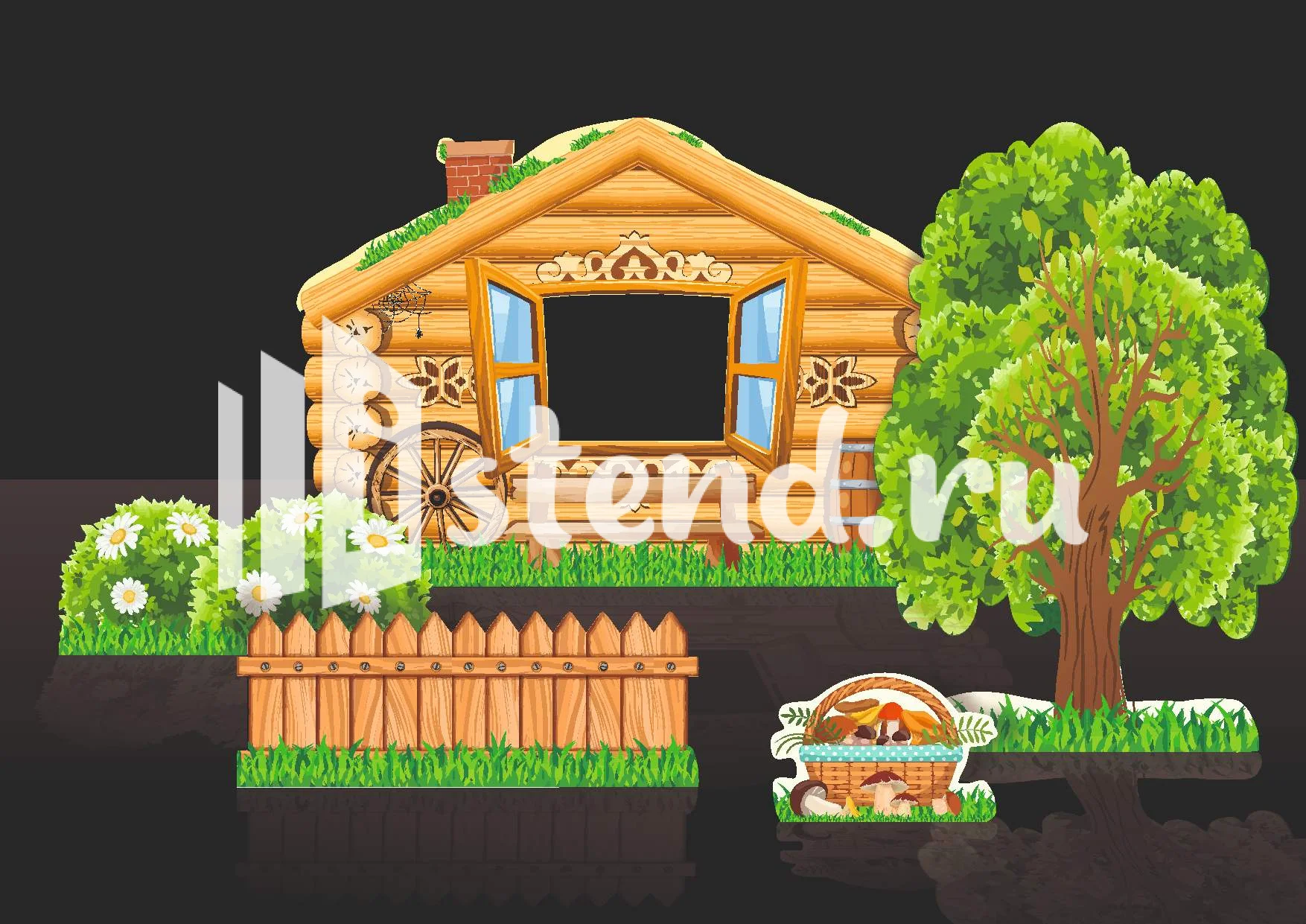 Teatralnaya dekoratsiya dlya detskogo sada_11zon