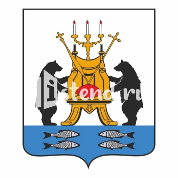 Заказать изготовления герба района, флага города в Комсомольске-на-Амуре по выгодной цене Корпоративный флаг компании — фото примера работы, компания Элемент, Комсомольск-на-Амуре
