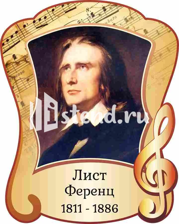 Оформление кабинета музыки 400х500мм (10)