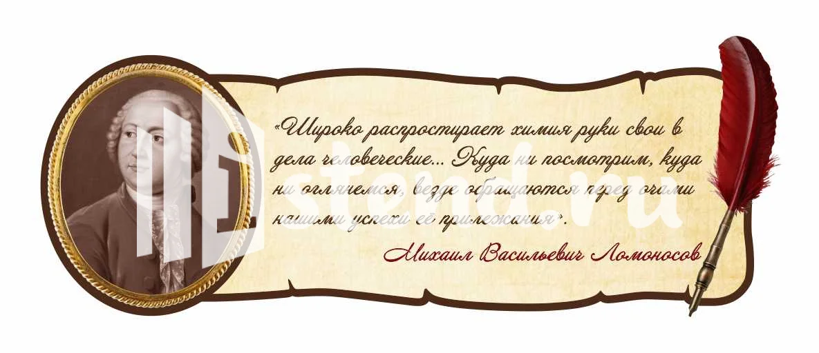 Оформление для кабинета Химии 760х300мм